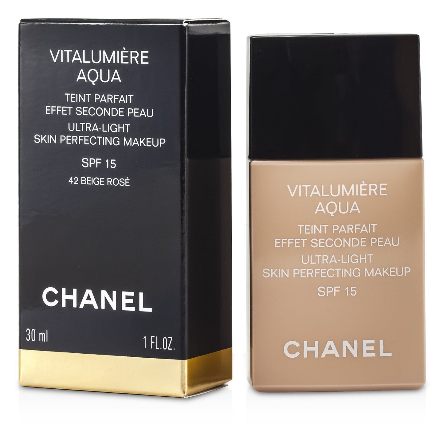 Chanel Vitalumiere Aqua Ultra Light Skin Perfecting Make Up SPF15 - # 10 Beige  30ml/1oz