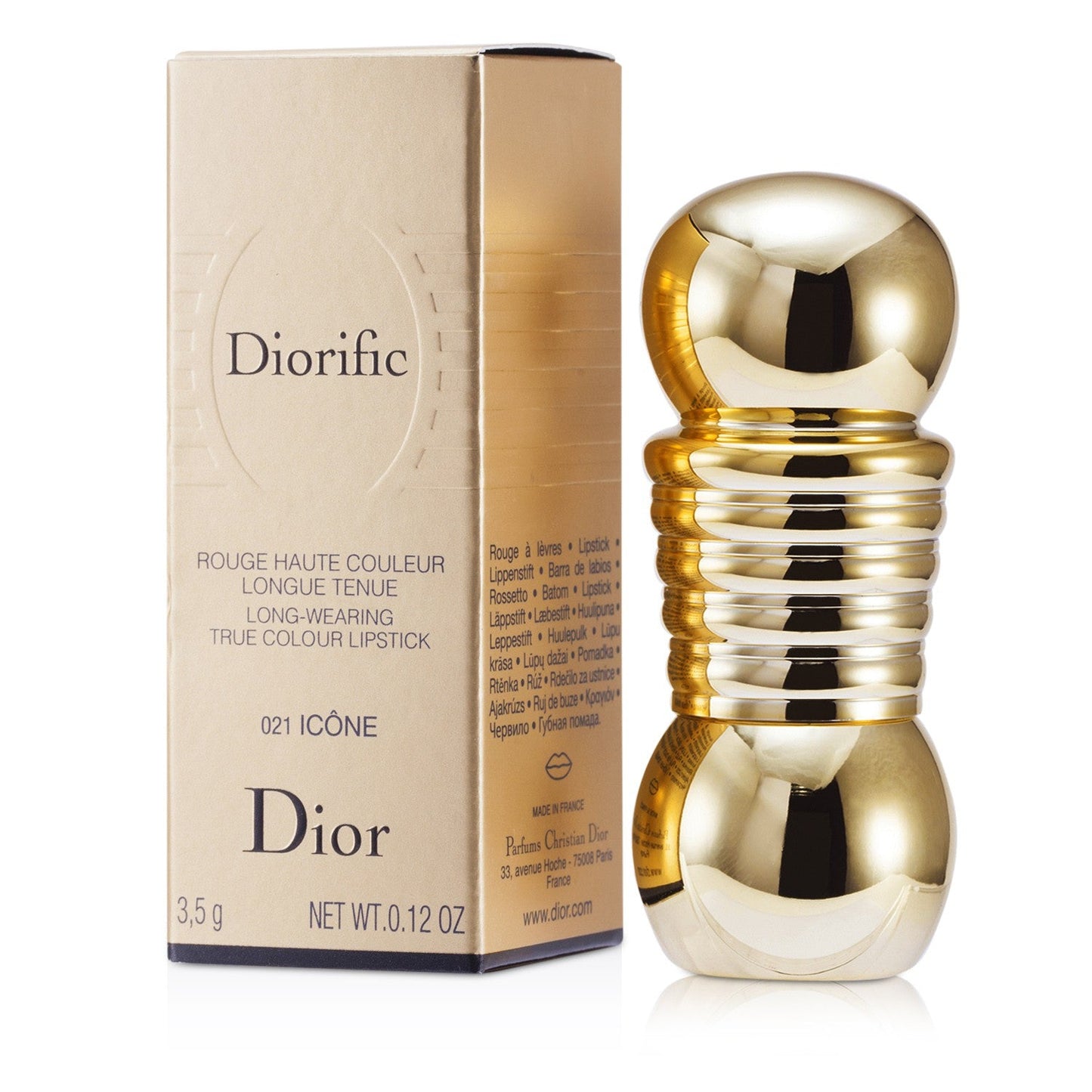 Christian Dior Diorific Lipstick (New Packaging) - No. 023 Diorella  3.5g/0.12oz