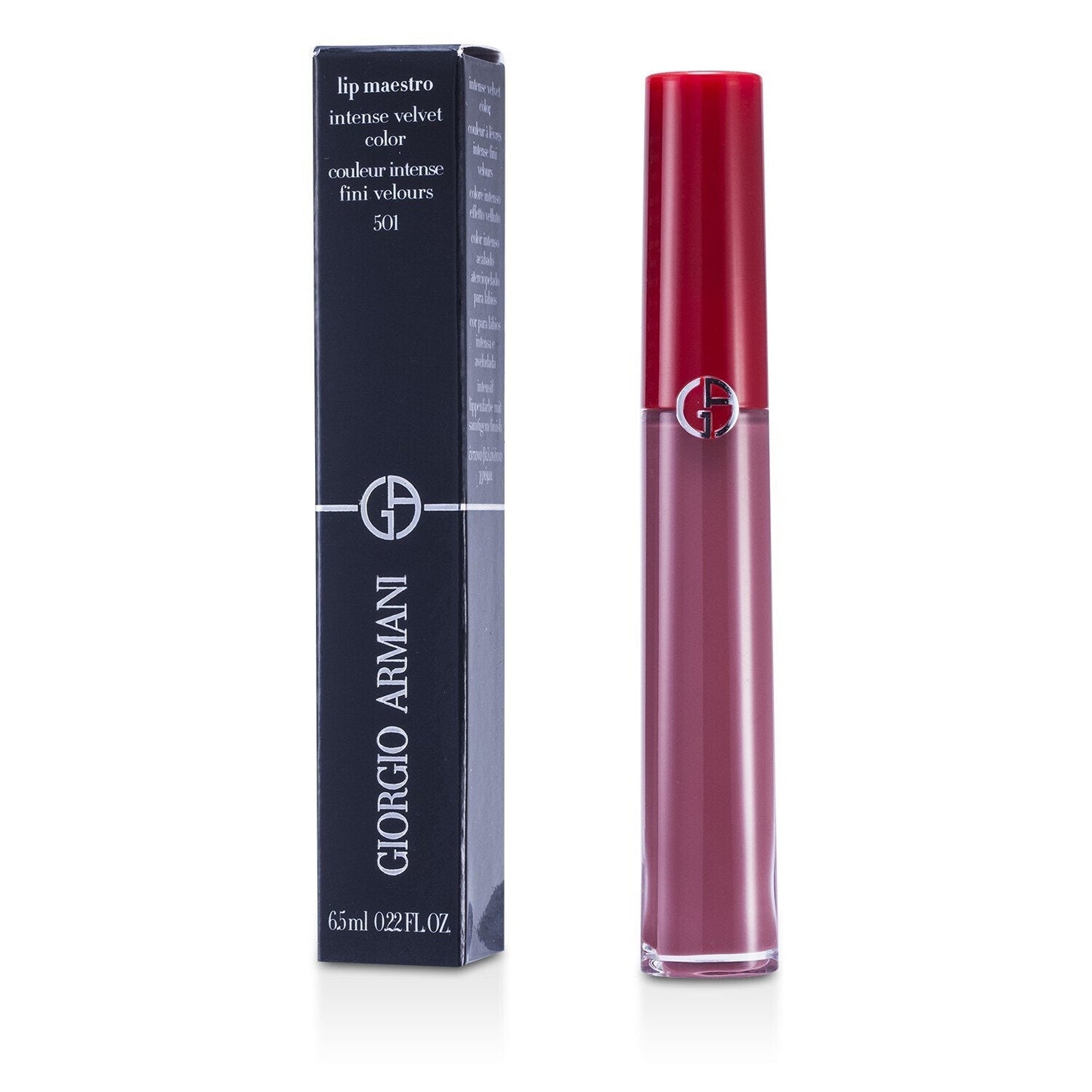 Giorgio Armani Lip Maestro Intense Velvet Color (Liquid Lipstick) - # 529 Rose Plum  6.5ml/0.22oz
