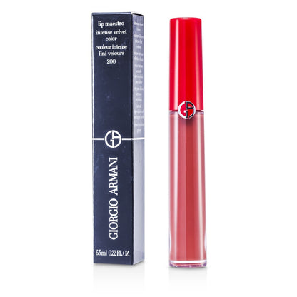 Giorgio Armani Lip Maestro Intense Velvet Color (Liquid Lipstick) - # 402 (Chinese Lacquer) (Unboxed)  6.5ml/0.22oz
