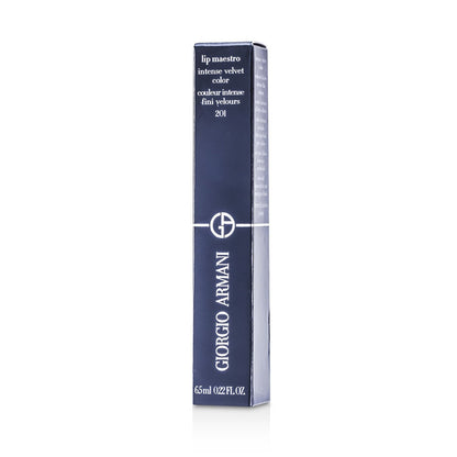 Giorgio Armani Lip Maestro Intense Velvet Color (Liquid Lipstick) - # 402 (Chinese Lacquer) (Unboxed)  6.5ml/0.22oz