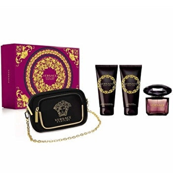Versace Crystal Noir Woman Set Eau De Parfum & Bl 100ml & Bath & Sg 100ml & Make Up Case 90ml