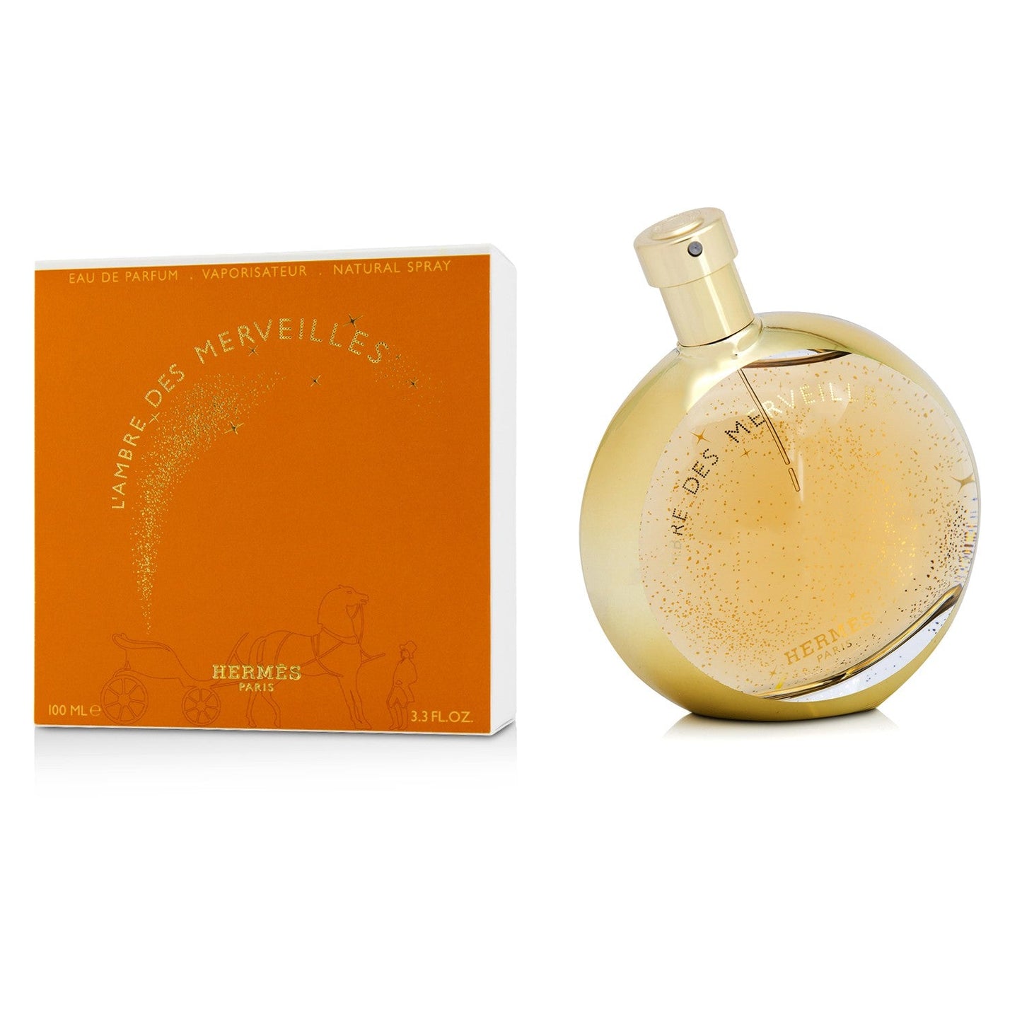 Hermes L'Ambre Des Merveilles Eau De Parfum Spray  100ml/3.3oz