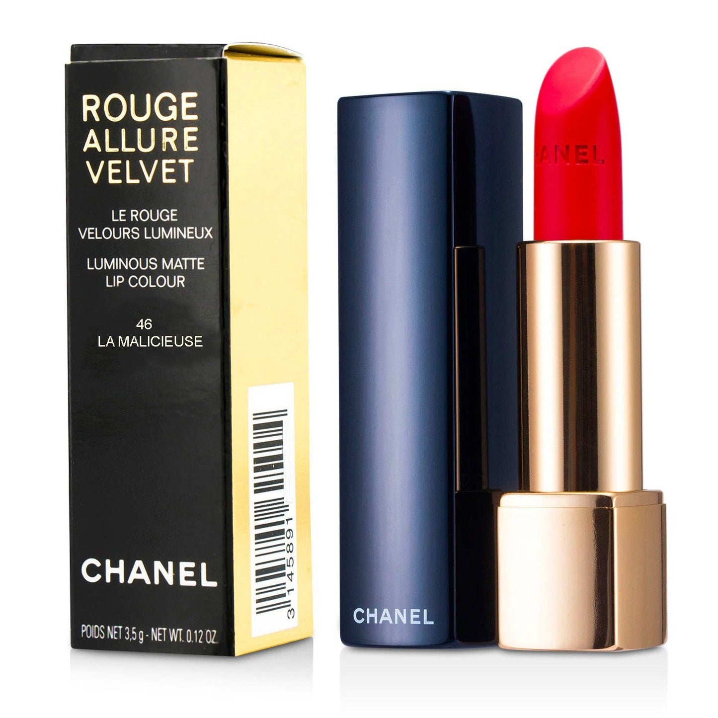 Chanel Rouge Allure Velvet - # 62 Libre  3.5g/0.12oz