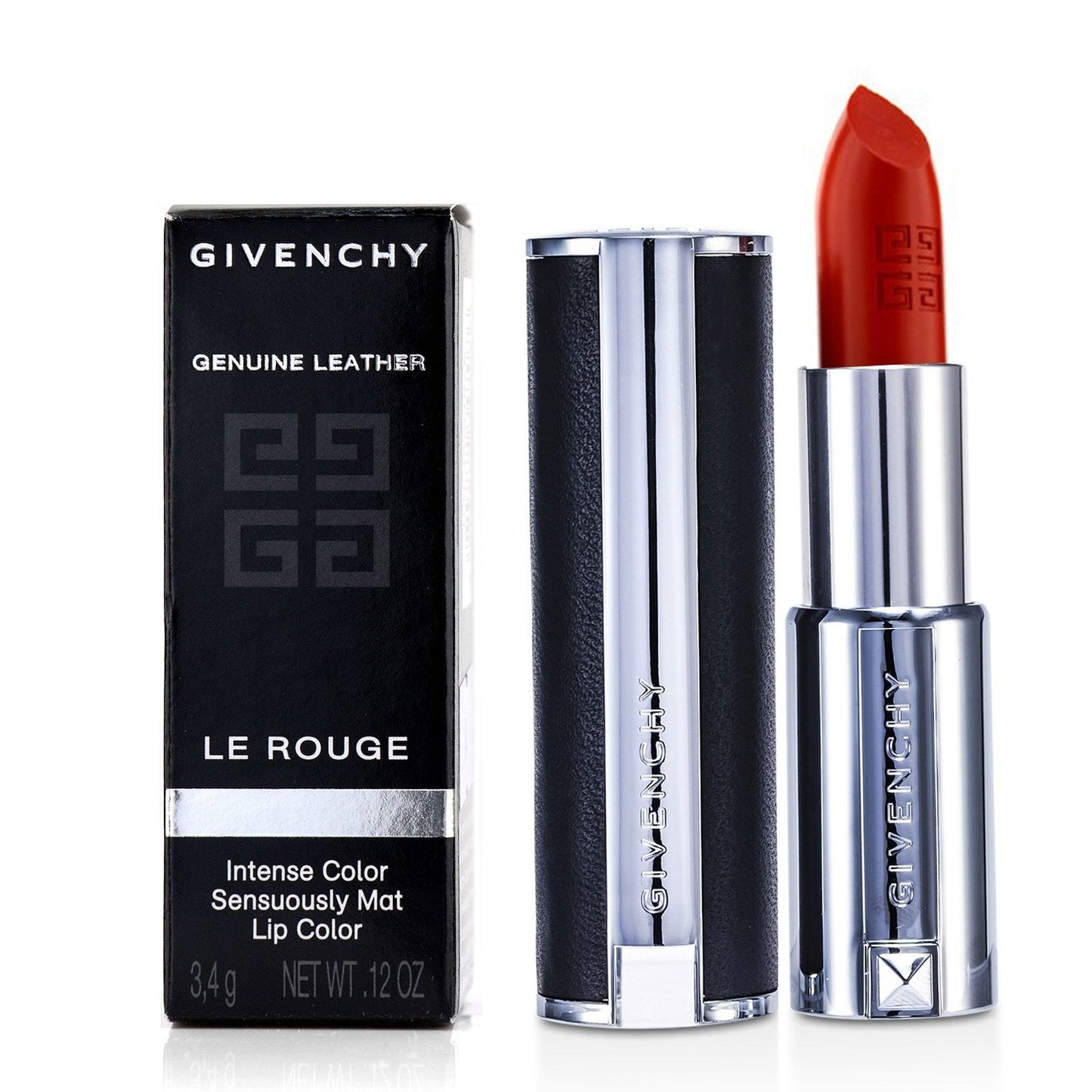 Givenchy Le Rouge Intense Color Sensuously Mat Lipstick - # 102 Beige Plume  3.4g/0.12oz