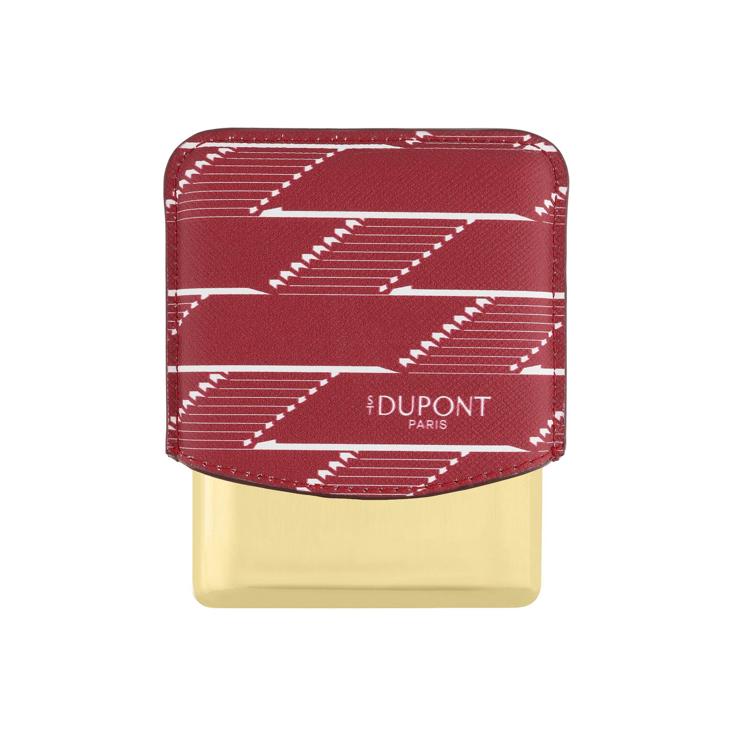 S.T. DUPONT Monogram 1872 Burgundy Coated Canvas Cigarette Case/Étui Cigarette 183178