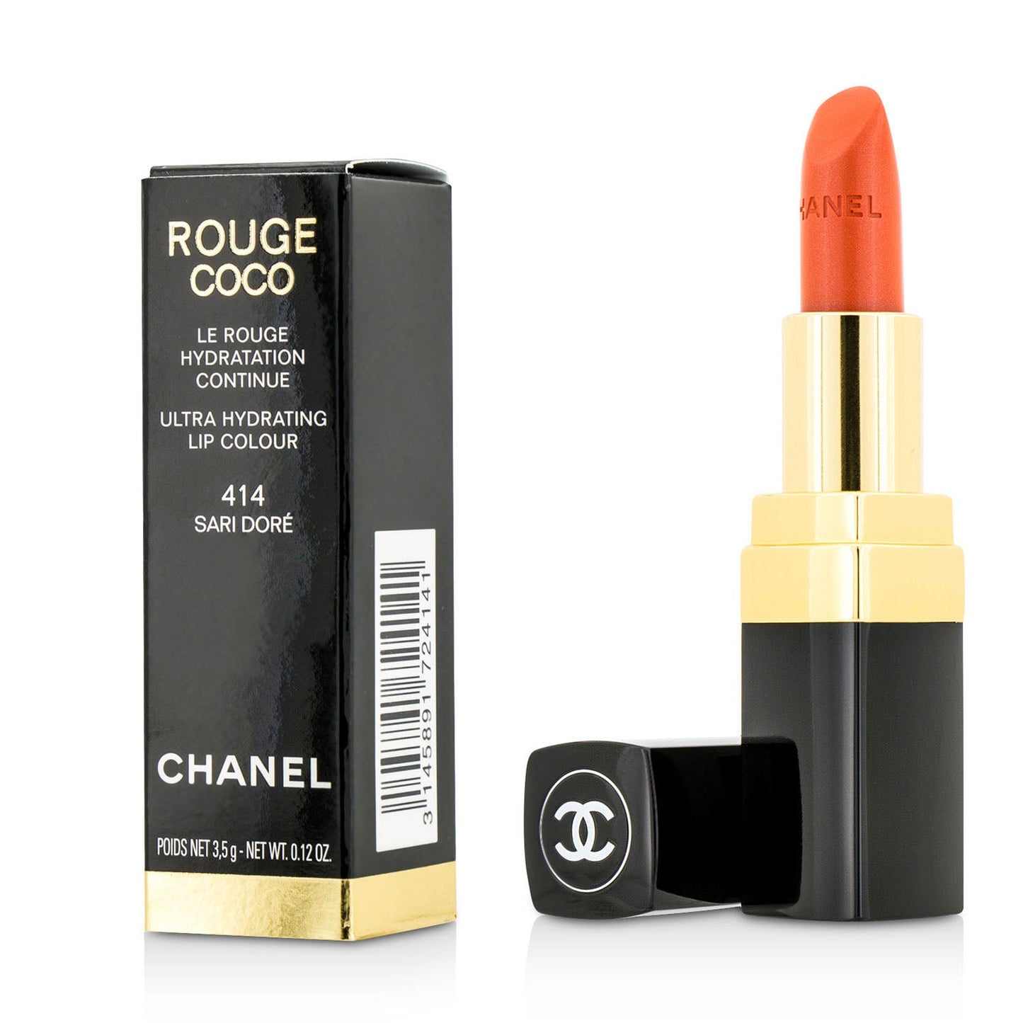 Chanel Rouge Coco Ultra Hydrating Lip Colour - # 482 Rose Malicieux  3.5g/0.12oz