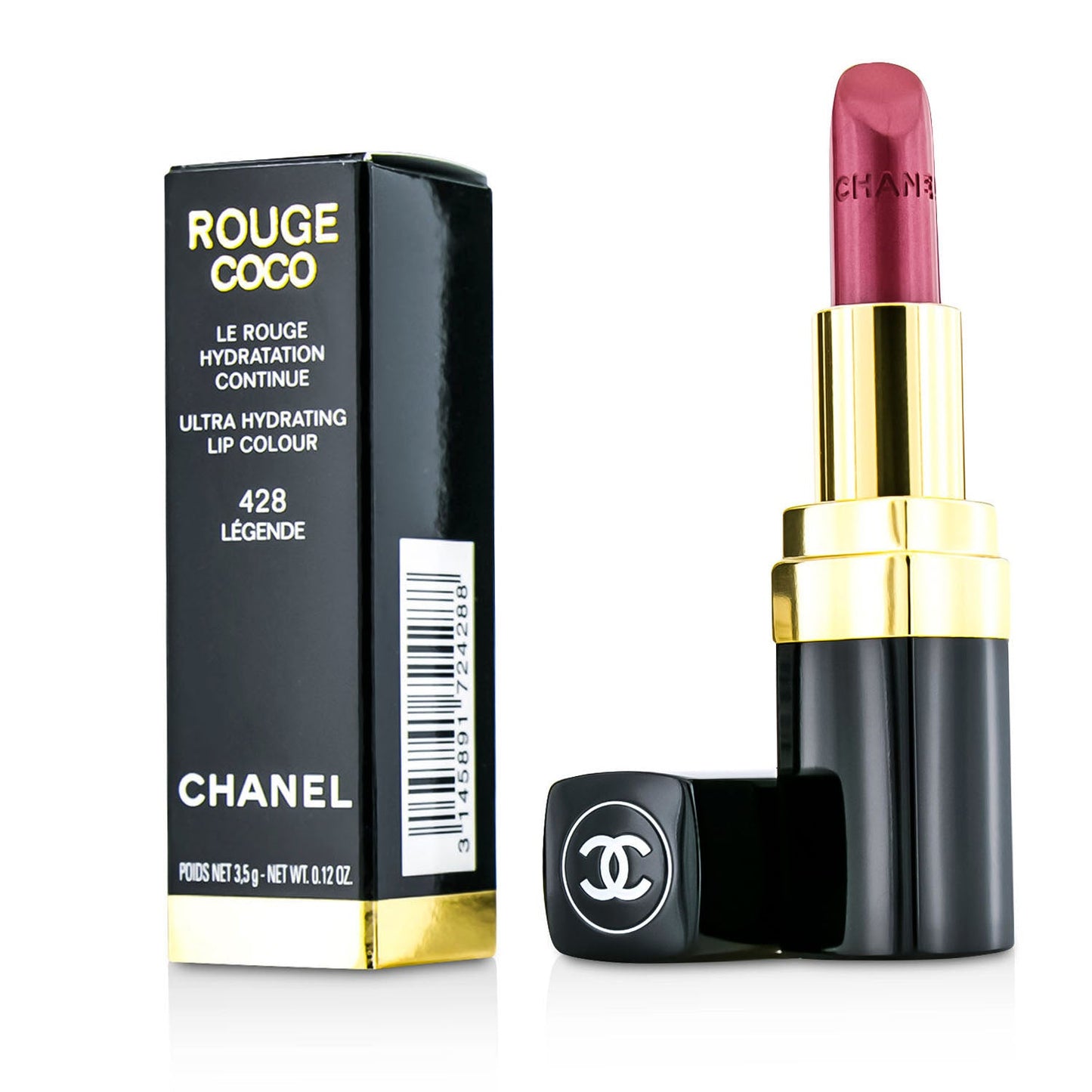 Chanel Rouge Coco Ultra Hydrating Lip Colour - # 494 Attraction  3.5g/0.12oz