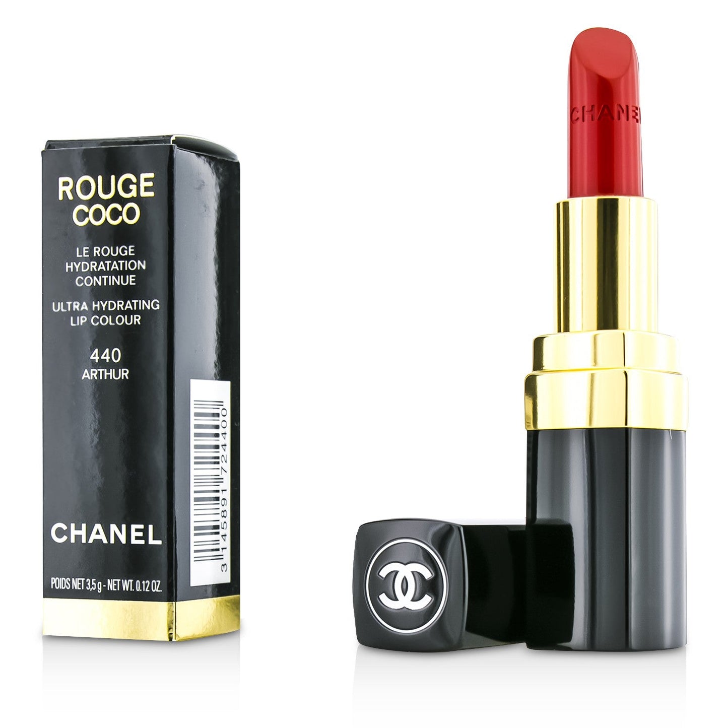 Chanel Rouge Coco Ultra Hydrating Lip Colour - # 494 Attraction  3.5g/0.12oz