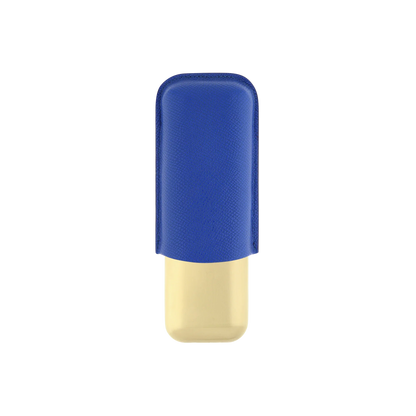 S.T. DUPONT 2 Cigar Case Golden Koi Fish Blue 183497