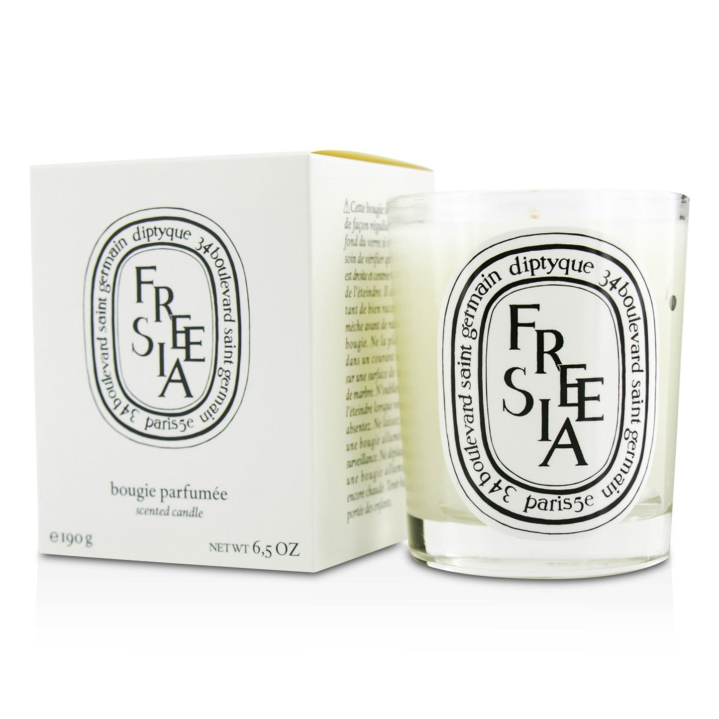 Diptyque Scented Candle - Freesia  190g/6.5oz