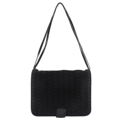 Bottega Veneta 2-Way Shoulder Butterfly Pattern Suede Black Tote Bag