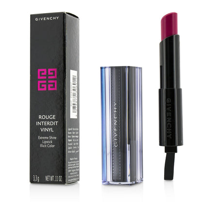Givenchy Rouge Interdit Vinyl Extreme Shine Lipstick - # 06 Rose Sulfureux  3.3g/0.11oz