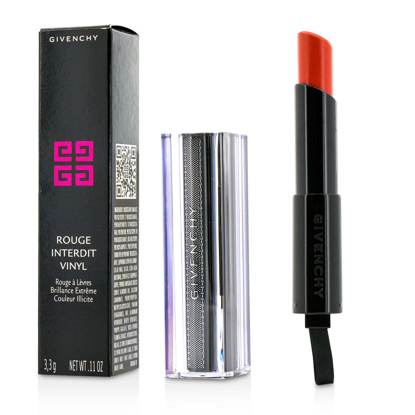 Givenchy Rouge Interdit Vinyl Extreme Shine Lipstick - # 07 Fuchsia Illicite  3.3g/0.11oz