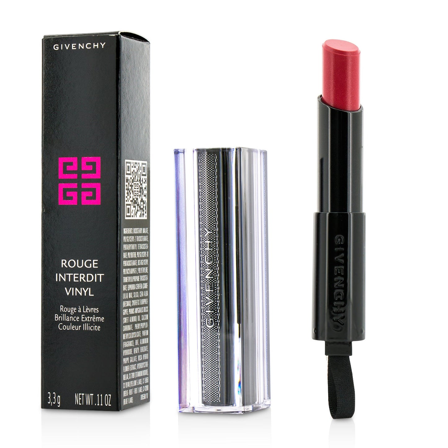 Givenchy Rouge Interdit Vinyl Extreme Shine Lipstick - # 02 Beige Indecent  3.3g/0.11oz