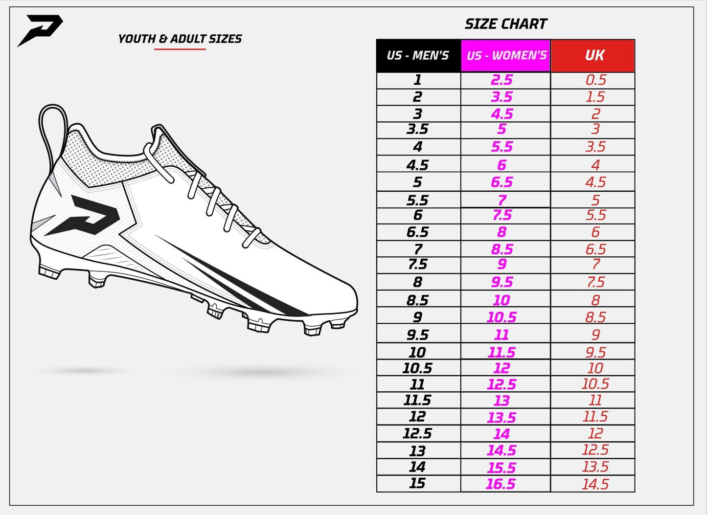 The Flintstones "Bedrock Blitz" Football Cleats - Quantum Speed by Phenom Elite