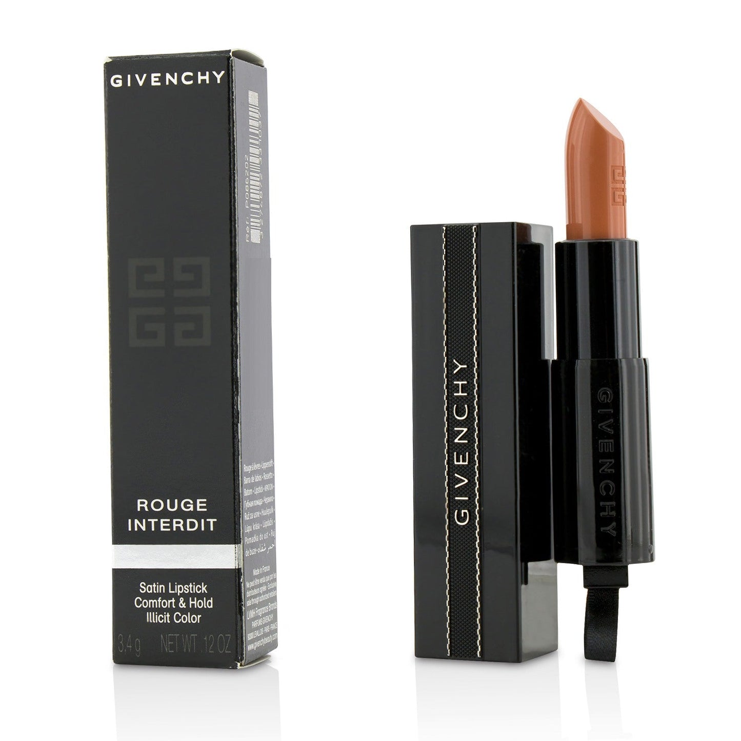 Givenchy Rouge Interdit Satin Lipstick - # 18 Addicted To Rose  3.4g/0.12oz