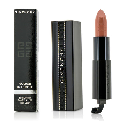 Givenchy Rouge Interdit Satin Lipstick - # 10 Boyish Rose  3.4g/0.12oz