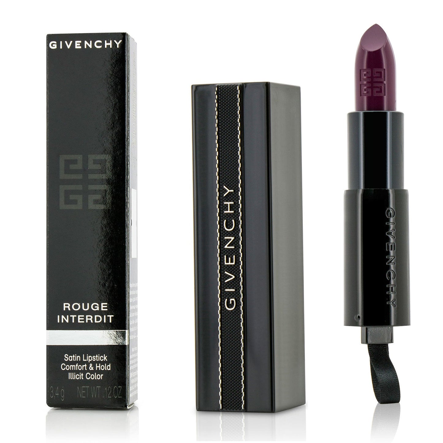 Givenchy Rouge Interdit Satin Lipstick - # 3 Urban Nude  3.4g/0.12oz