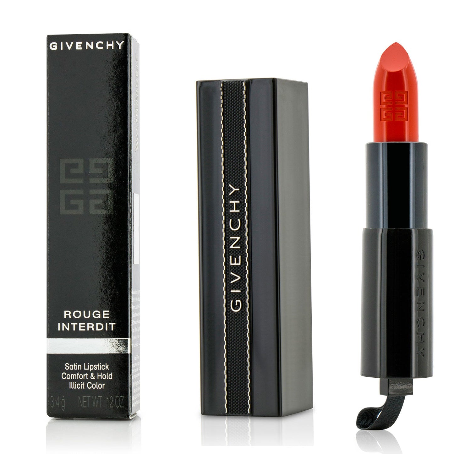 Givenchy Rouge Interdit Satin Lipstick - # 9 Rose Alibi  3.4g/0.12oz