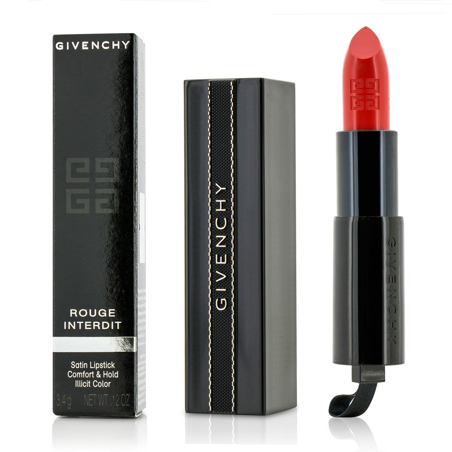 Givenchy Rouge Interdit Satin Lipstick - # 24 Ultravioline  3.4g/0.12oz