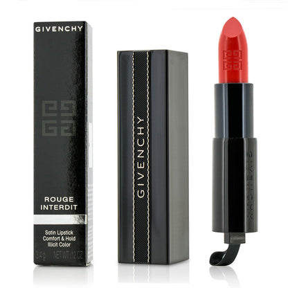 Givenchy Rouge Interdit Satin Lipstick - # 13 Rouge Interdit  3.4g/0.12oz