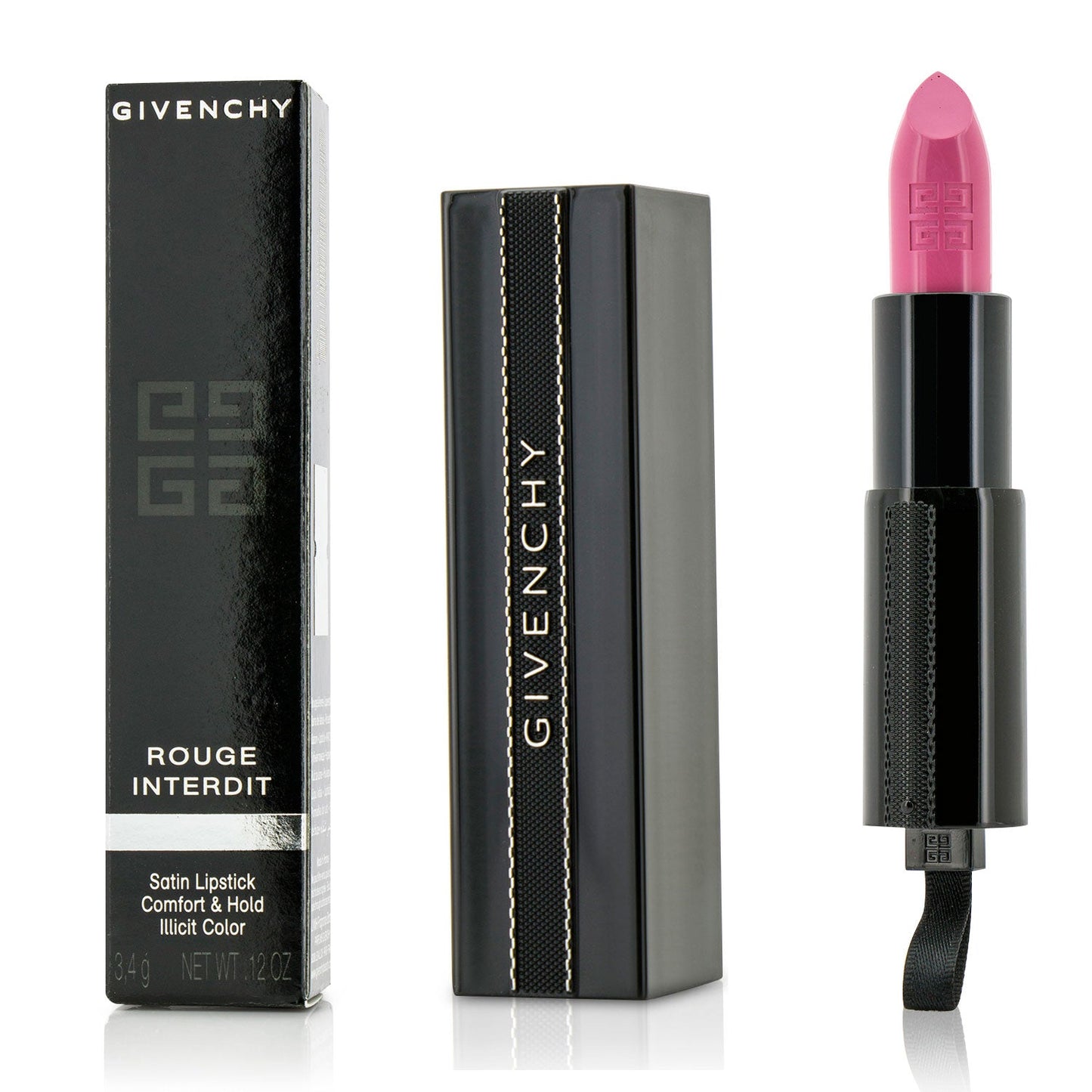 Givenchy Rouge Interdit Satin Lipstick - # 13 Rouge Interdit  3.4g/0.12oz