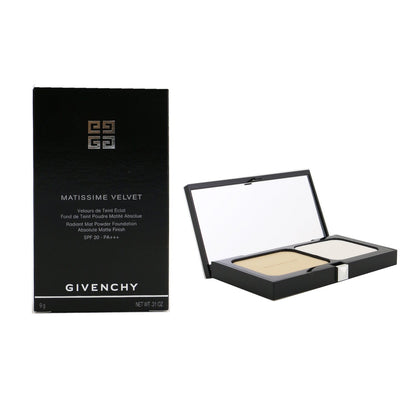 Givenchy Matissime Velvet Radiant Mat Powder Foundation SPF 20 - #02 Mat Satin  9g/0.31oz