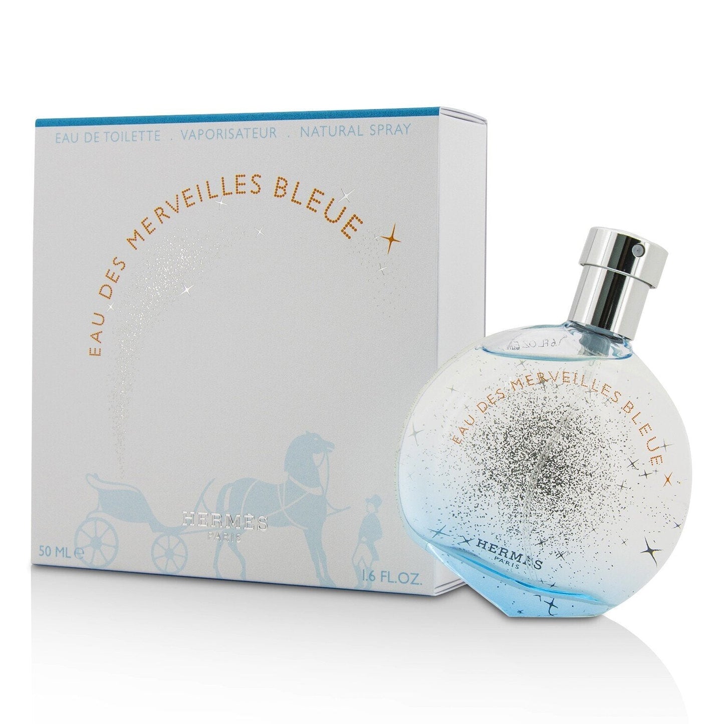 Hermes Eau Des Merveilles Bleue Eau De Toilette Spray (Unboxed)  100ml/3.3oz