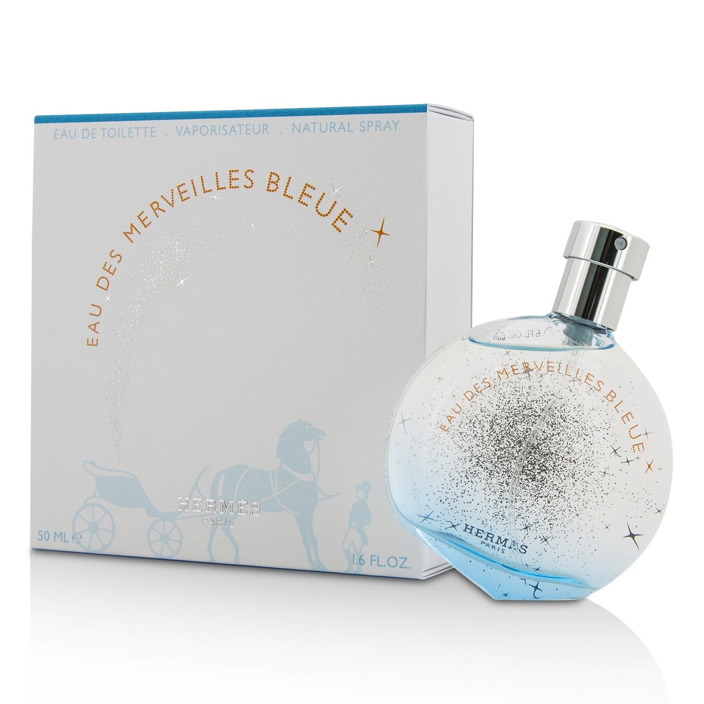 Hermes Eau Des Merveilles Bleue Eau De Toilette Spray  50ml/1.6oz