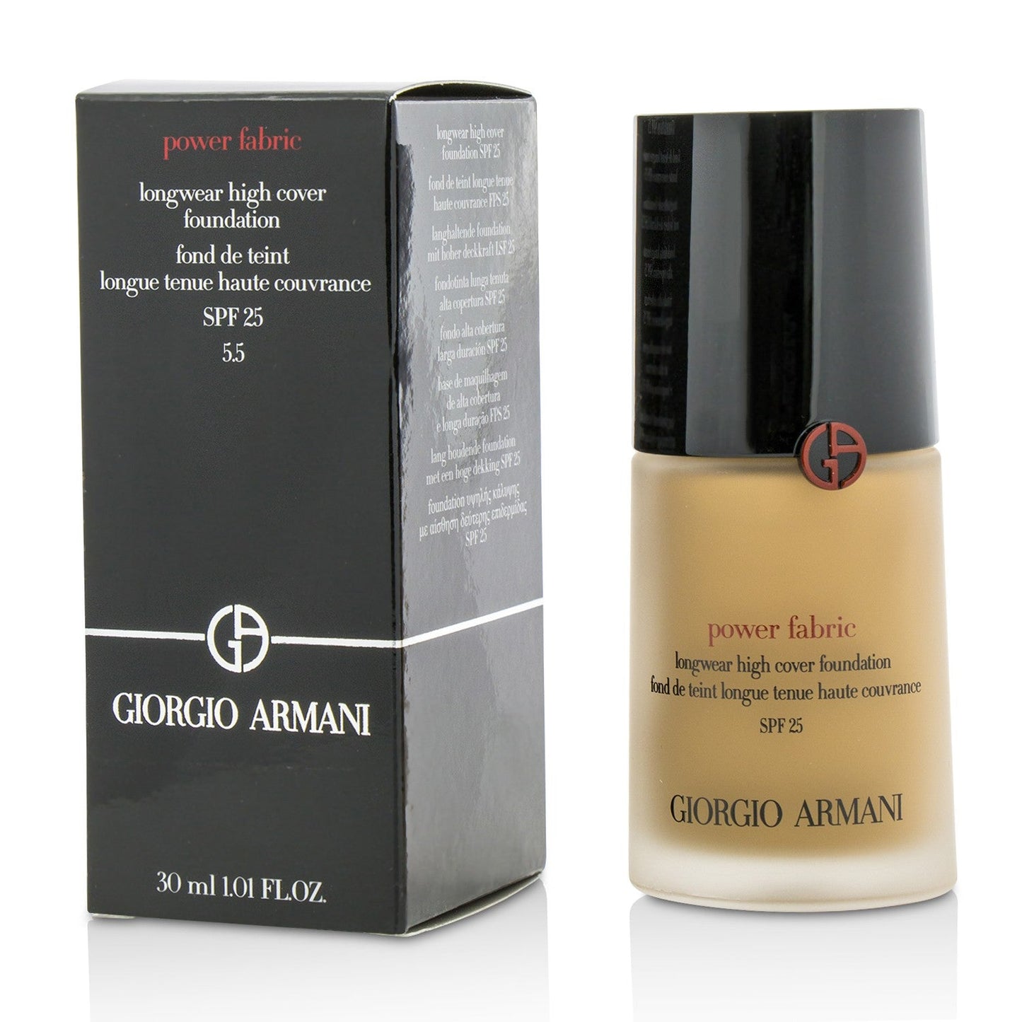 Giorgio Armani Power Fabric Longwear High Cover Foundation SPF 25 - # 2 (Fair, Golden)  30ml/1oz
