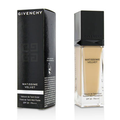 Givenchy Matissime Velvet Radiant Mat Fluid Foundation SPF 20 - #05 Mat Honey  30ml/1oz