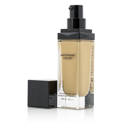 Givenchy Matissime Velvet Radiant Mat Fluid Foundation SPF 20 - #03 Mat Sand (Box Slightly Damaged)  30ml/1oz