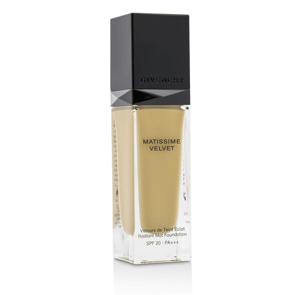 Givenchy Matissime Velvet Radiant Mat Fluid Foundation SPF 20 - #03 Mat Sand (Box Slightly Damaged)  30ml/1oz