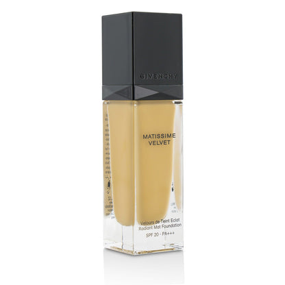Givenchy Matissime Velvet Radiant Mat Fluid Foundation SPF 20 - #01 Mat Porcelain (Box Slightly Damaged)  30ml/1oz