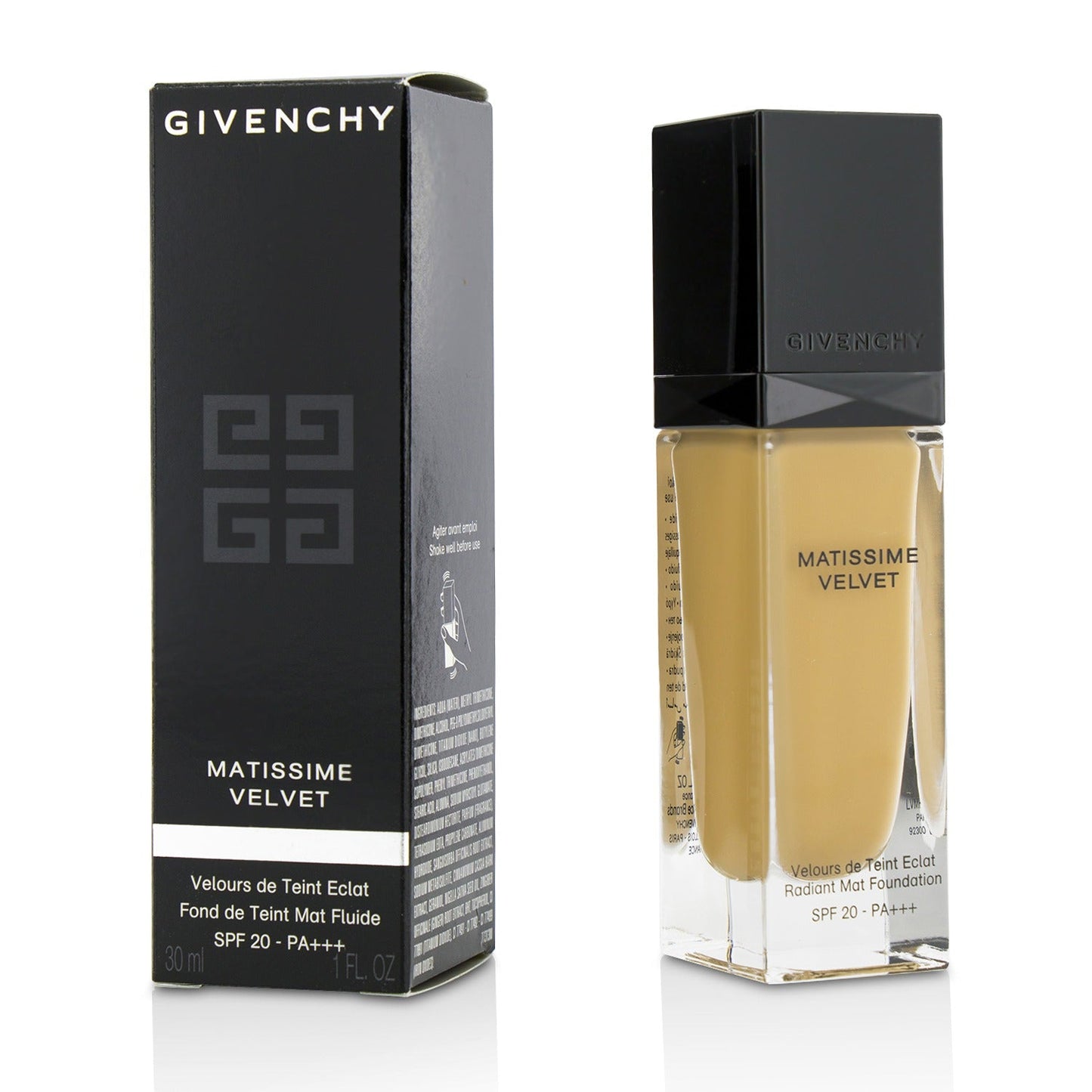 Givenchy Matissime Velvet Radiant Mat Fluid Foundation SPF 20 - #05 Mat Honey  30ml/1oz