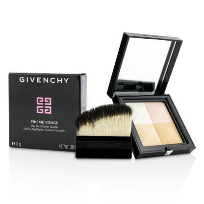 Givenchy Prisme Visage Silky Face Powder Quartet - # 3 Popeline Rose (Box Slightly Damaged)  11g/0.38oz