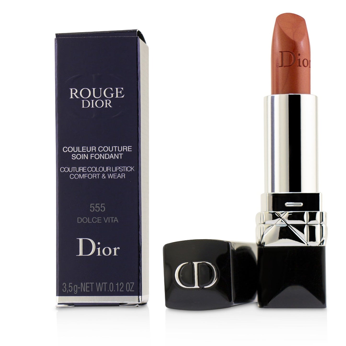 Christian Dior Rouge Dior Couture Colour Comfort & Wear Lipstick - # 475 Rose Caprice  3.5g/0.12oz