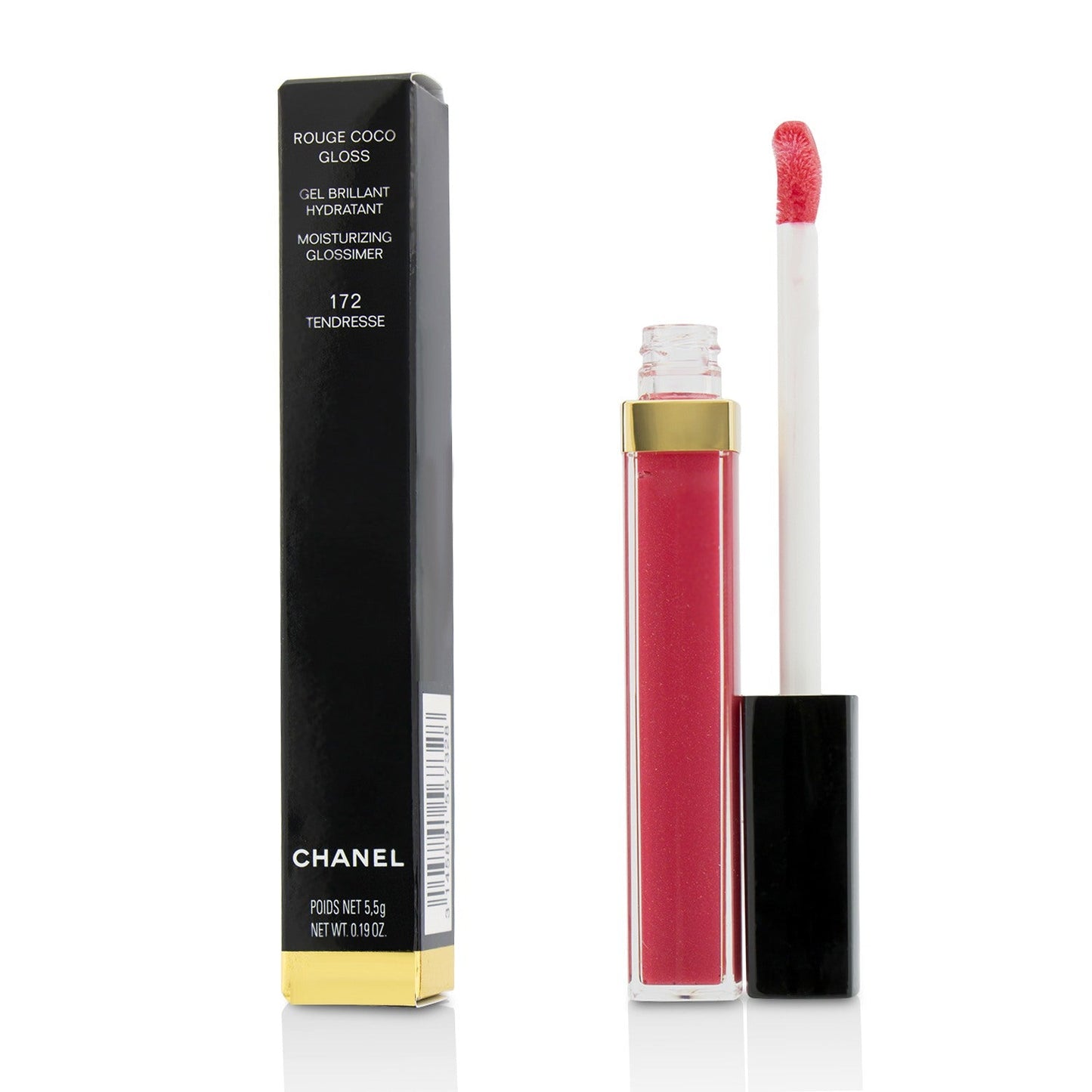 Chanel Rouge Coco Gloss Moisturizing Glossimer - # 166 Physical  5.5g/0.19oz