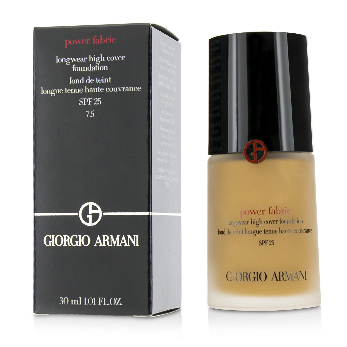 Giorgio Armani Power Fabric Longwear High Cover Foundation SPF 25 - # 5 (Light, Neutral)  30ml/1.01oz