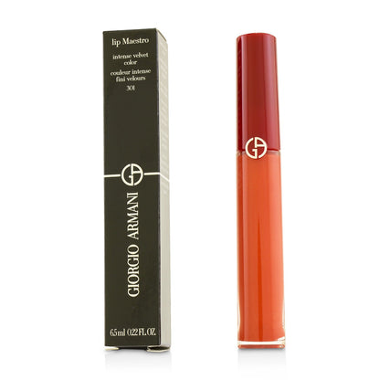 Giorgio Armani Lip Maestro Intense Velvet Color (Liquid Lipstick) - # 405 (Sultan)  6.5ml/0.22oz
