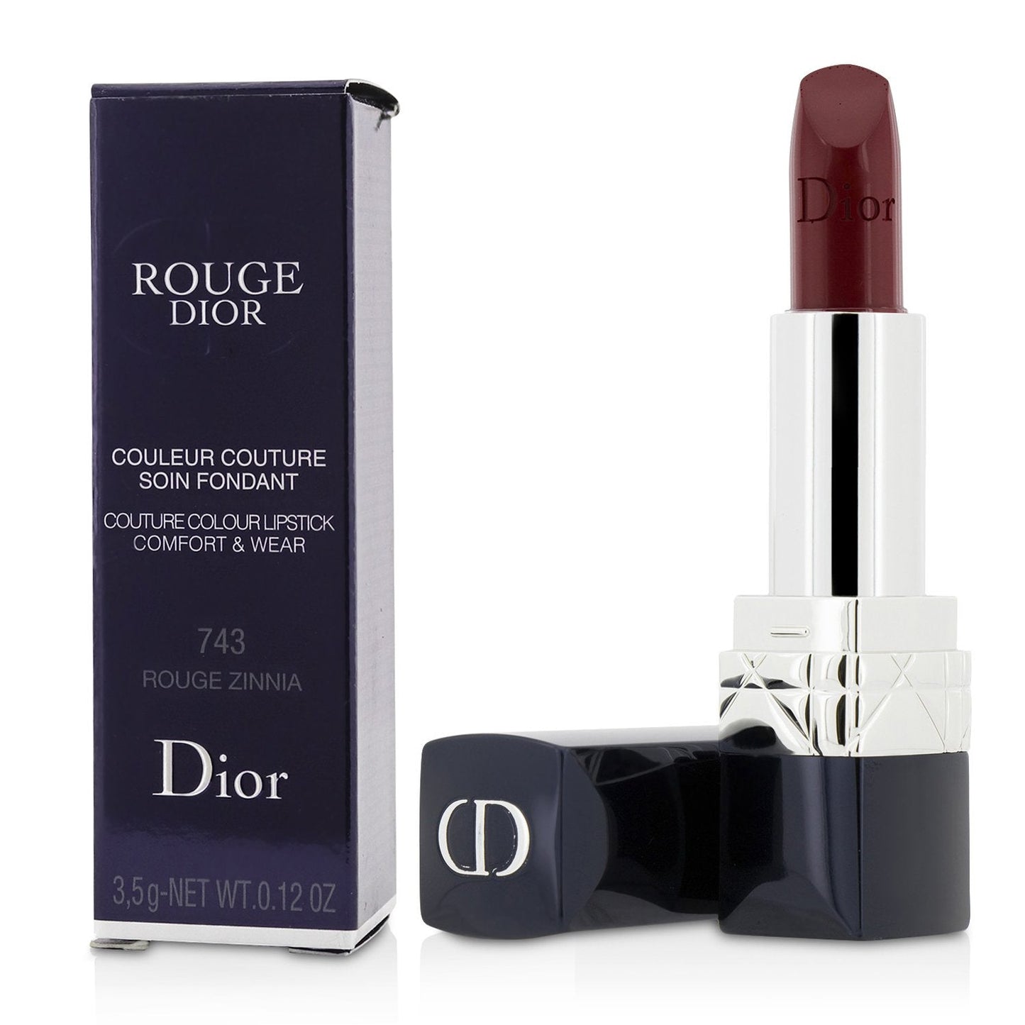 Christian Dior Rouge Dior Couture Colour Comfort & Wear Lipstick - # 475 Rose Caprice  3.5g/0.12oz
