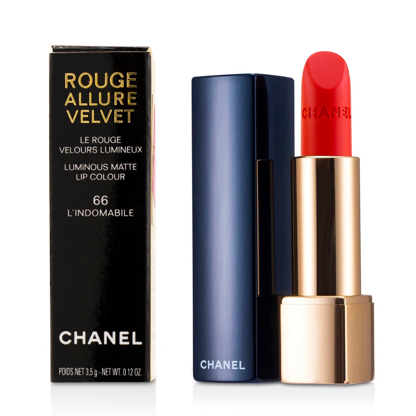 Chanel Rouge Allure Velvet - # 57 Rouge Feu  3.5g/0.12oz