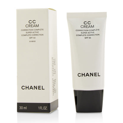 Chanel CC Cream Super Active Complete Correction SPF 50 # 20 Beige  30ml/1oz