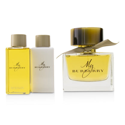 Burberry My Burberry Coffret: Eau De Parfum Spray 90ml/3oz + Body Lotion 75ml/2.6oz + Bathing Gel 75ml/2.6oz  3pcs