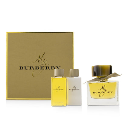 Burberry My Burberry Coffret: Eau De Parfum Spray 90ml/3oz + Body Lotion 75ml/2.6oz + Bathing Gel 75ml/2.6oz  3pcs