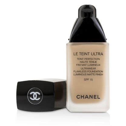 Chanel Le Teint Ultra Ultrawear Flawless Foundation Luminous Matte Finish SPF15 - # 12 Beige Rose  30ml/1oz