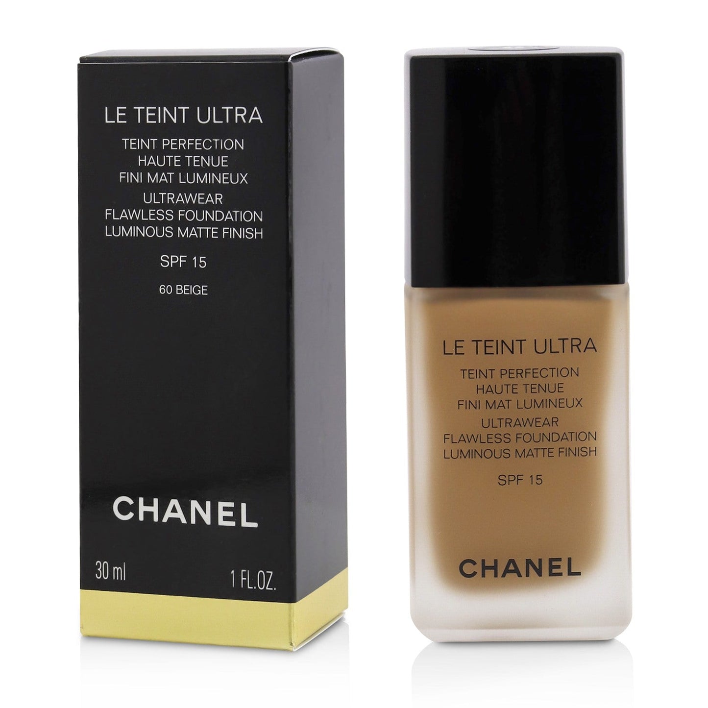 Chanel Le Teint Ultra Ultrawear Flawless Foundation Luminous Matte Finish SPF15 - # 12 Beige Rose  30ml/1oz