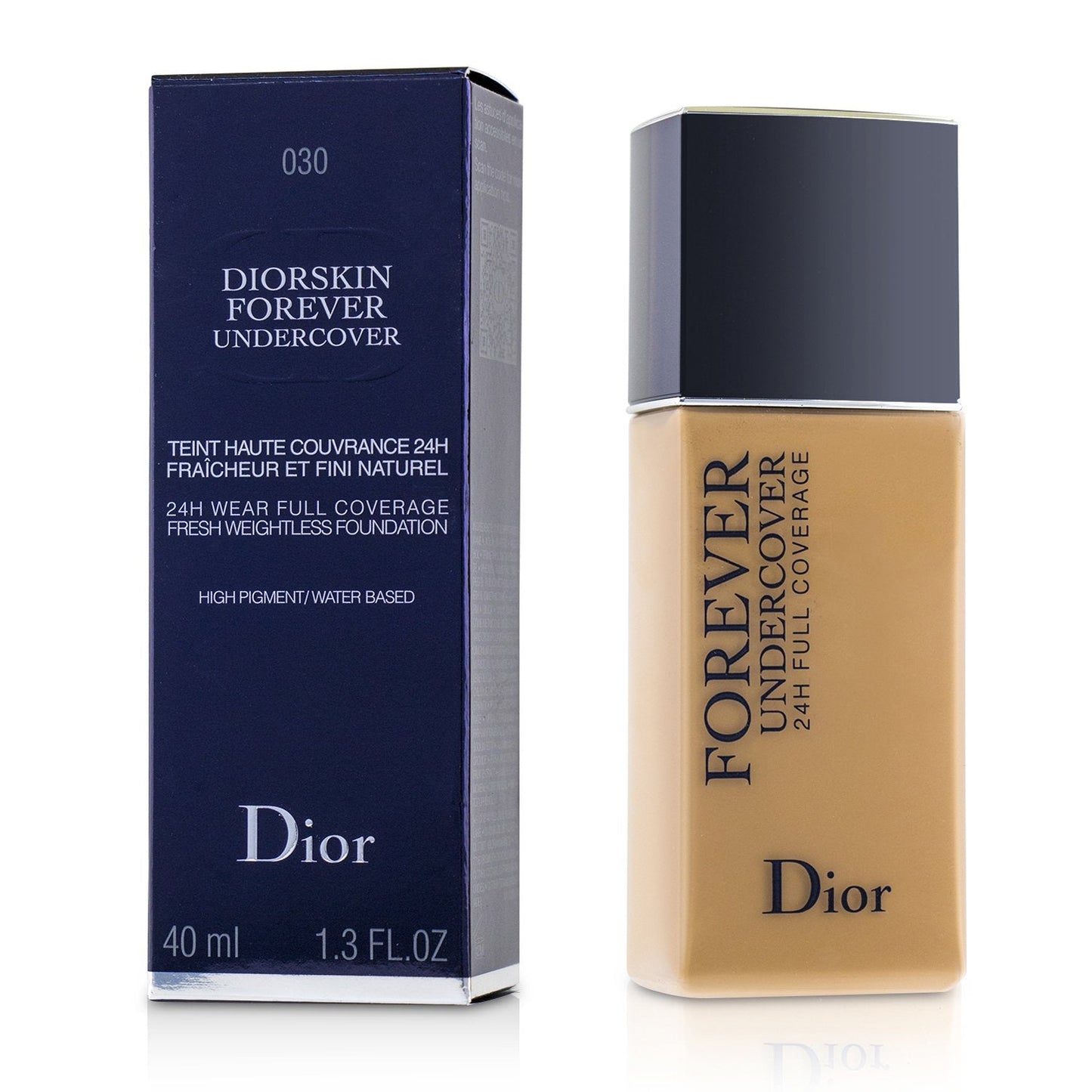 Christian Dior Diorskin Forever Undercover 24H Wear Full Coverage Water Based Foundation - # 022 Cameo  40ml/1.3oz