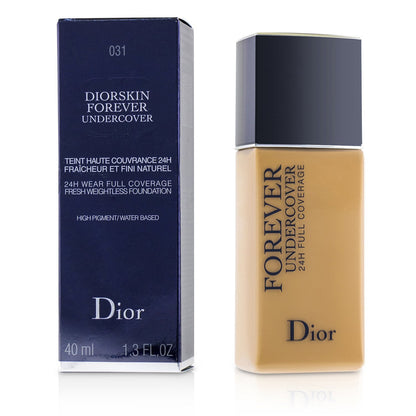 Christian Dior Diorskin Forever Undercover 24H Wear Full Coverage Water Based Foundation - # 022 Cameo  40ml/1.3oz